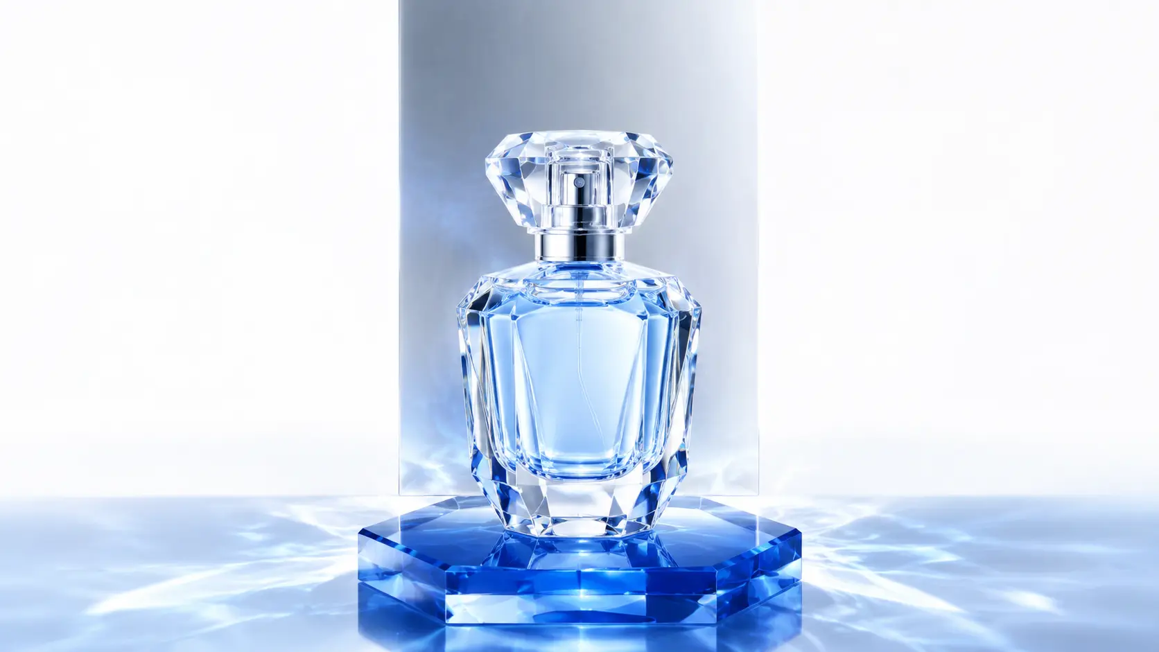 شیشه کامل عطر کریستالی لوکس